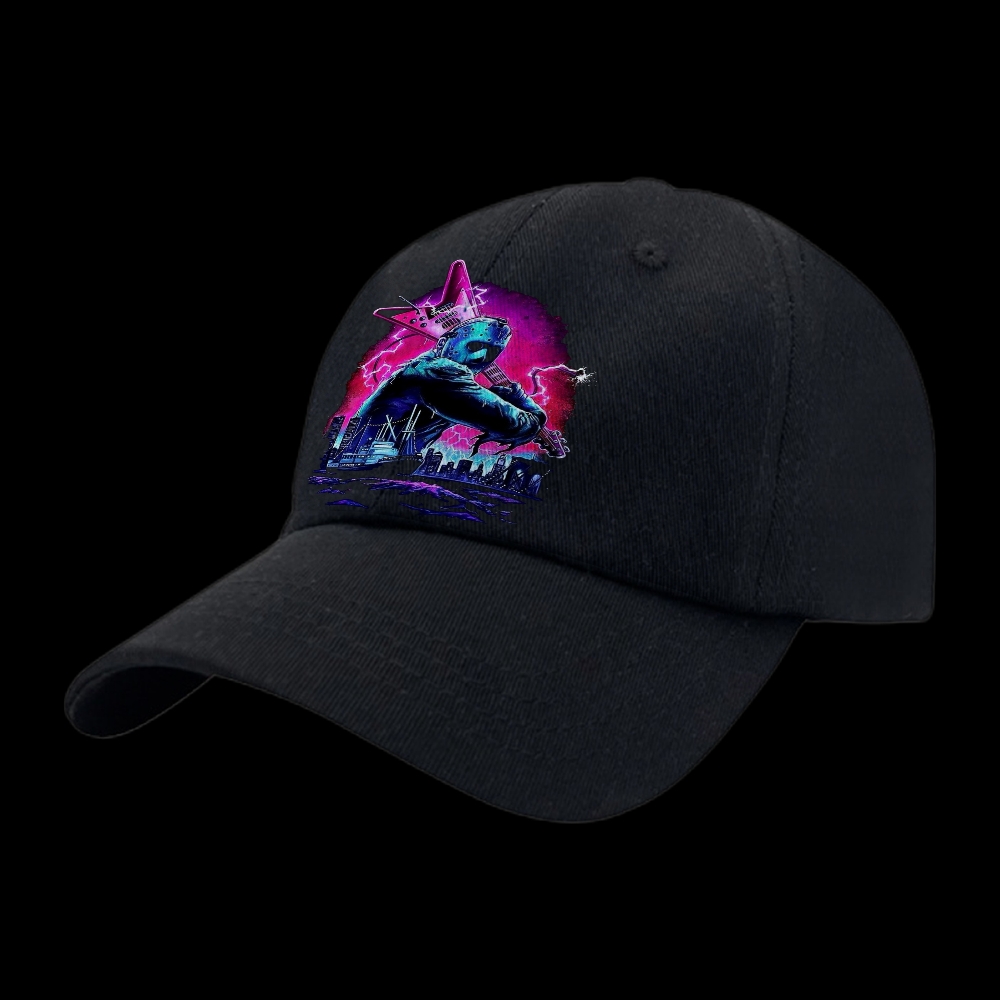 Unisex Horror Rock Art Graphic Print Cap